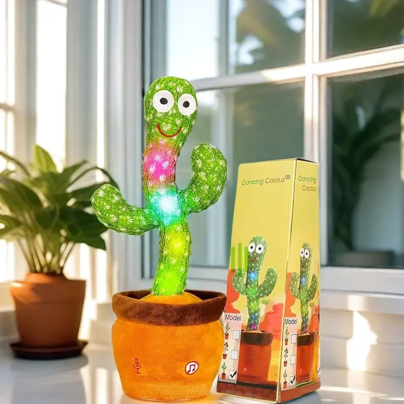 2024 Talking Cactus Toys for Dog and Cat, Dancing Singing Toy,Repeats & Recording What You Say, Birthday Day Gift,Prank Toy,Tricky Toy A2